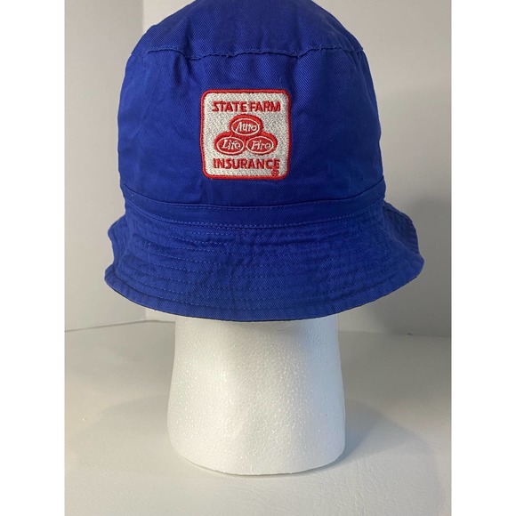 STATE FARM XXVII BAYOU CLASSIC Bucket Hat Reversible Black/Blue - Picture 2 of 6